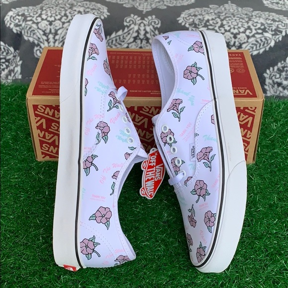 VANS AUTHENTIC THANK YOU FLORAL TRUE WHITE men’s - Picture 6 of 16